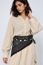 Cream skirt set
