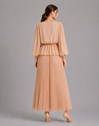 Pleated elegance co ordset