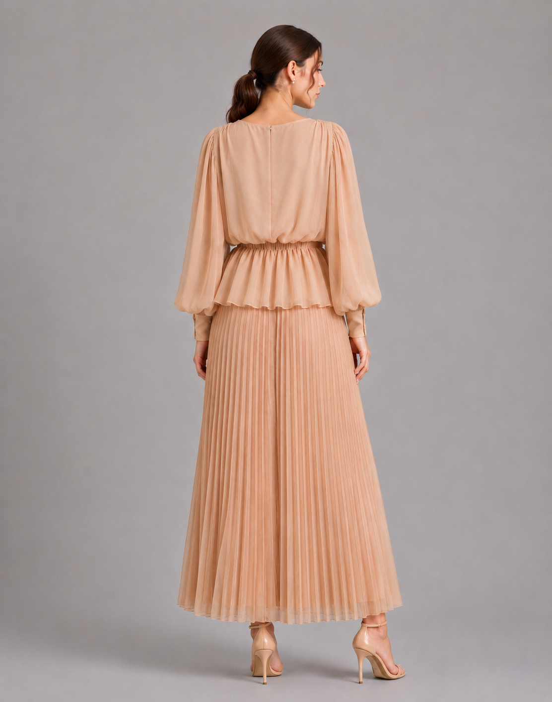 Pleated elegance co ordset