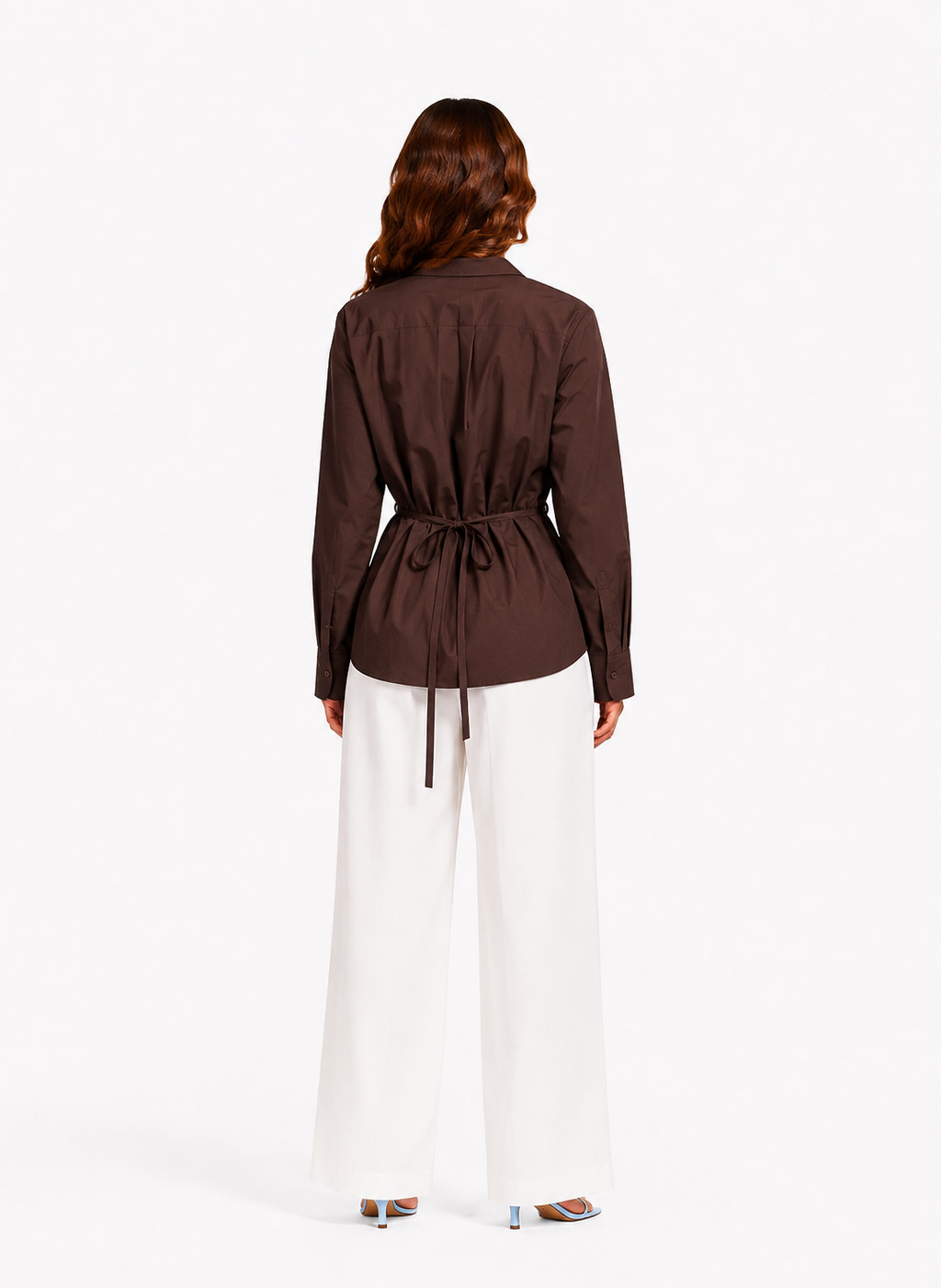 twist front blouse