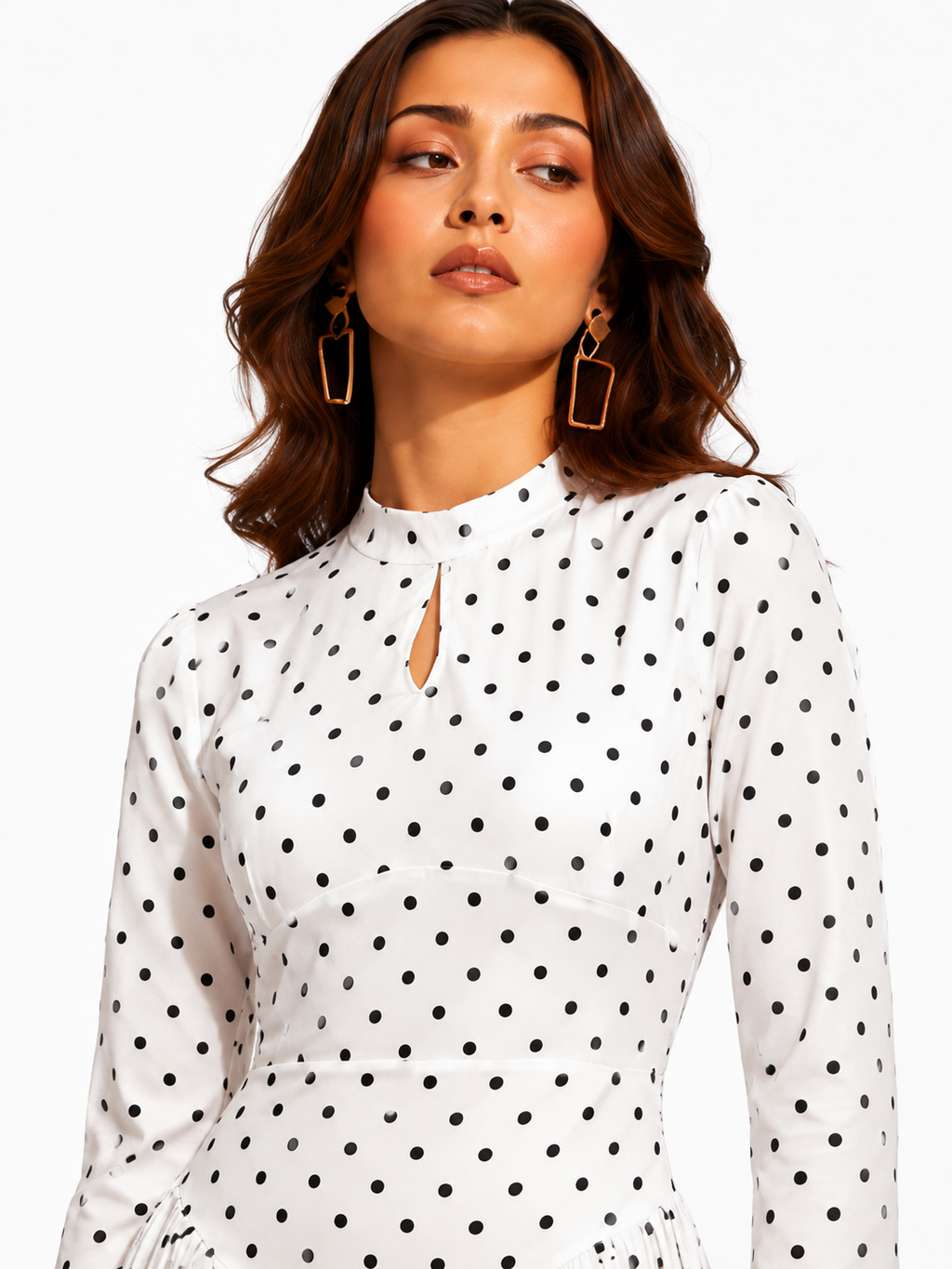 polka dot maxi dresses