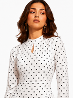 polka dot maxi dresses