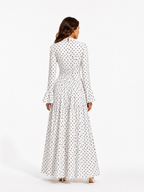polka dot maxi dresses