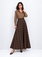 Check skirt set