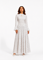 polka dot maxi dresses