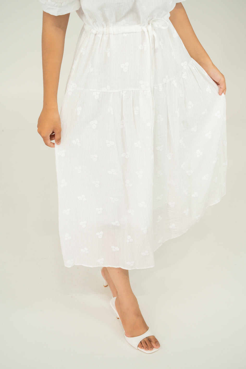 Soft form midi dresses