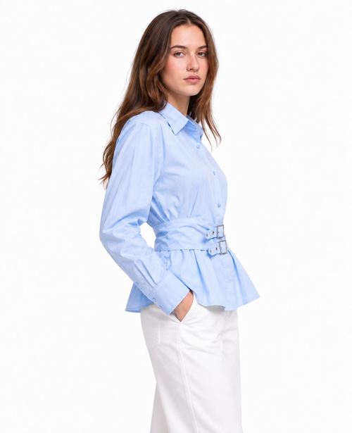 Belted shirt