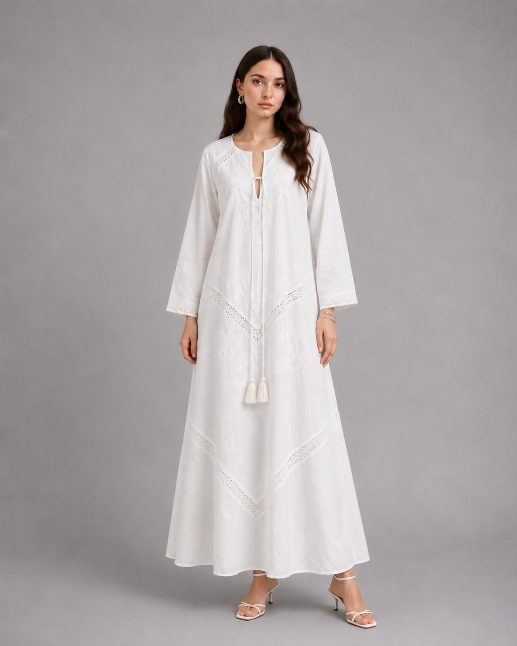 White long dresses