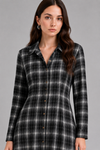 Check shirt dresses