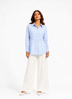pleated detail shirt
