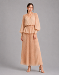 Pleated elegance co ordset