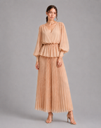 Pleated elegance co ordset