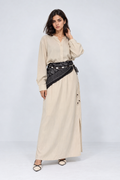 Cream skirt set