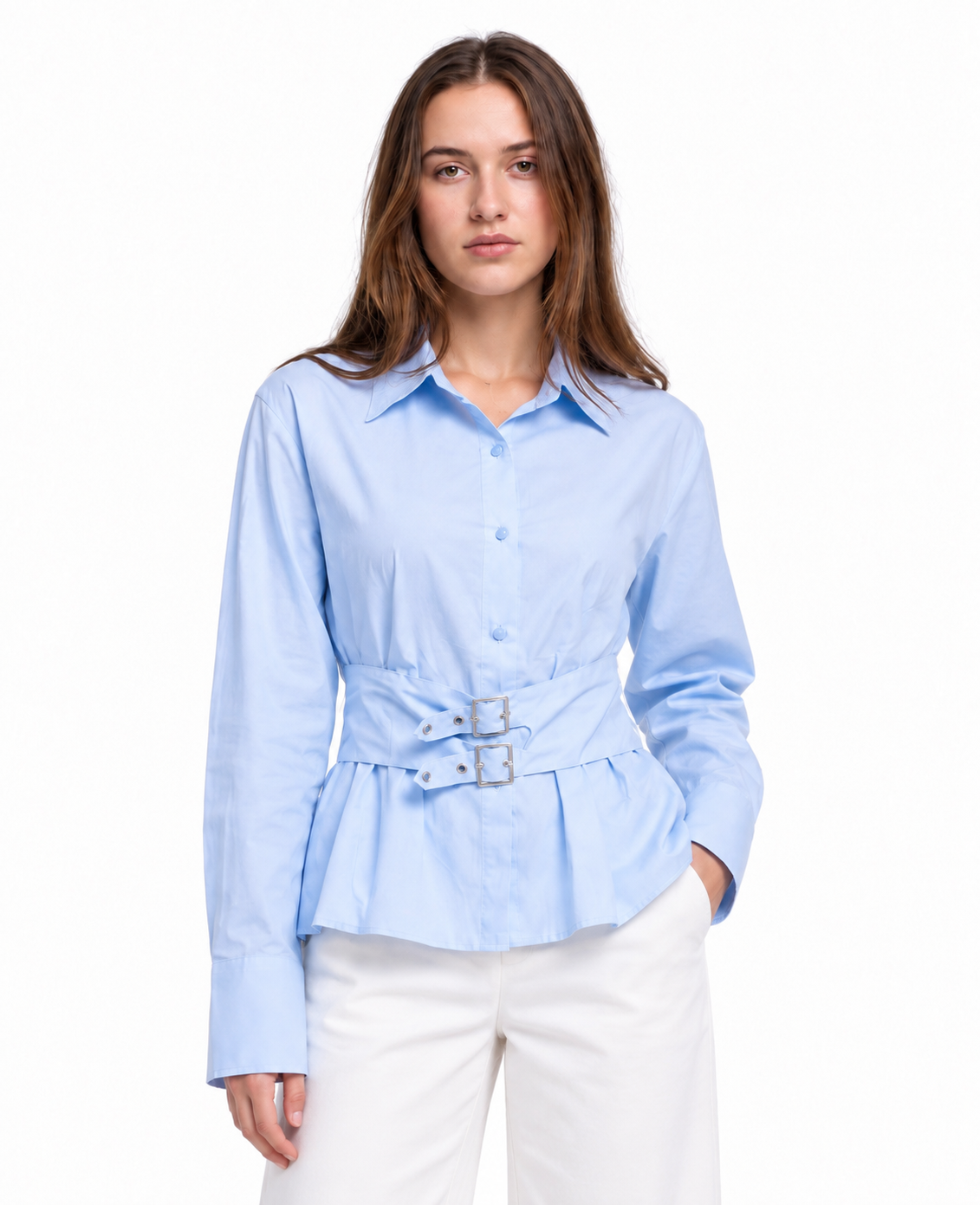 Belted shirt