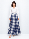 check skirt set