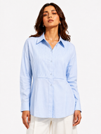 pleated detail shirt
