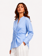 twist front blouse