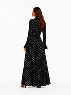 polka maxi dresses