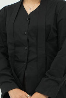 v neck button shirt