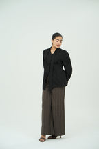 v neck button shirt