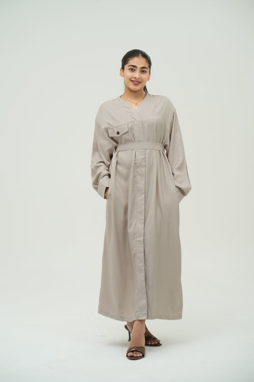 long pocket detail shirt
