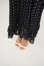 POLKA DOT MIDI DRESSES