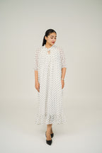 POLKA DOT MIDI DRESSES