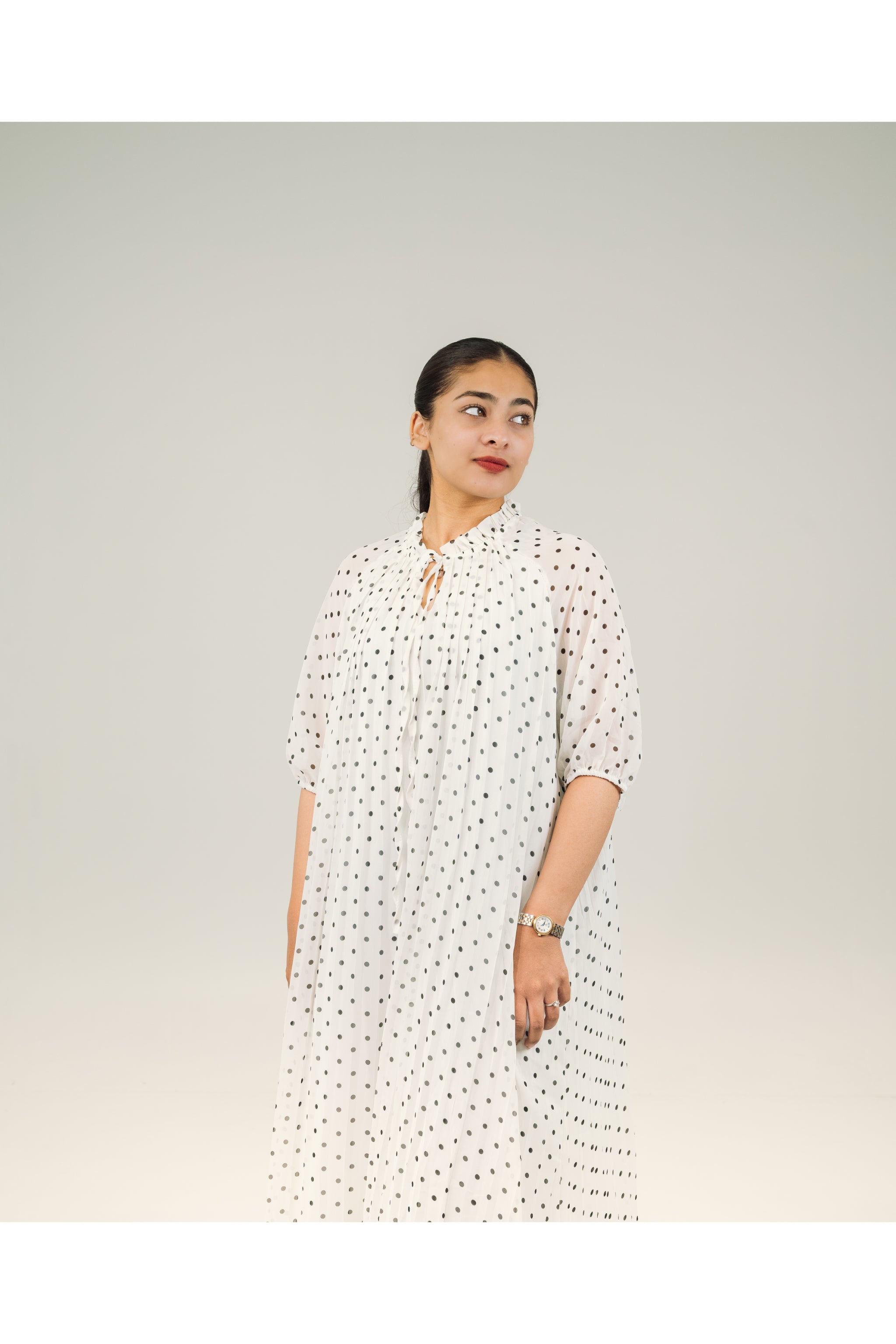 POLKA DOT MIDI DRESSES
