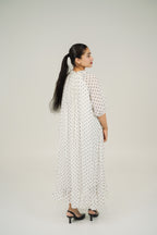 POLKA DOT MIDI DRESSES