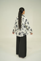 Floral linen shirt