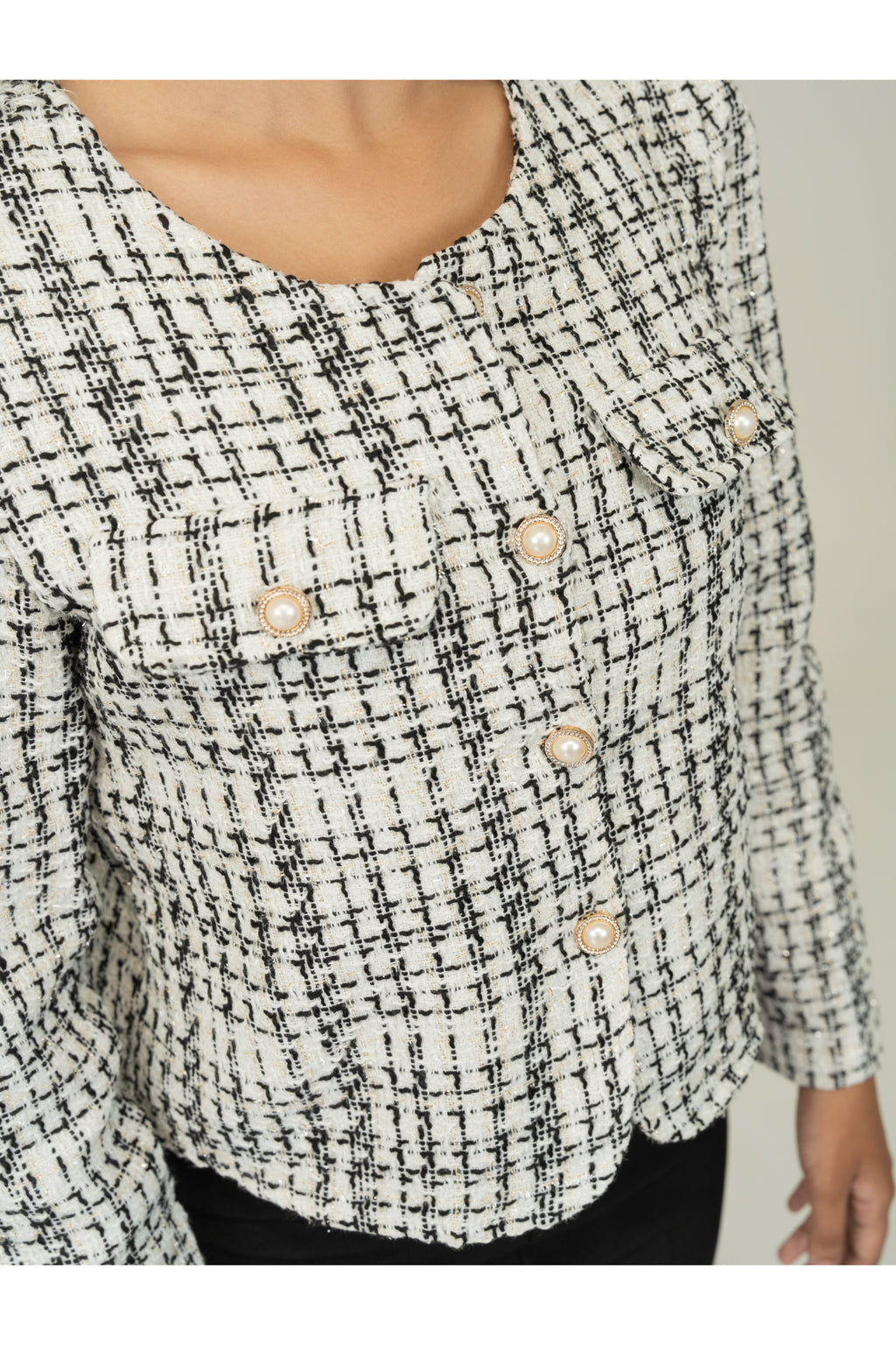 CHECK TAILORD JACKET