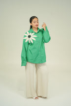 FLORAL ACCENT SHIRT