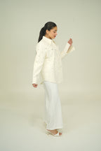 VELA STUD SHIRT CREAM