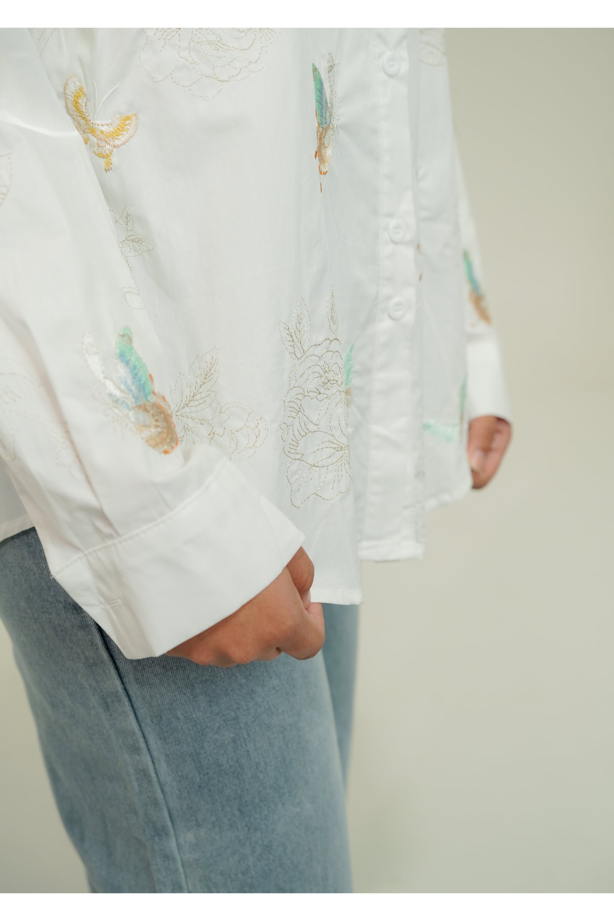SILKA EMBROIDERD SHIRT