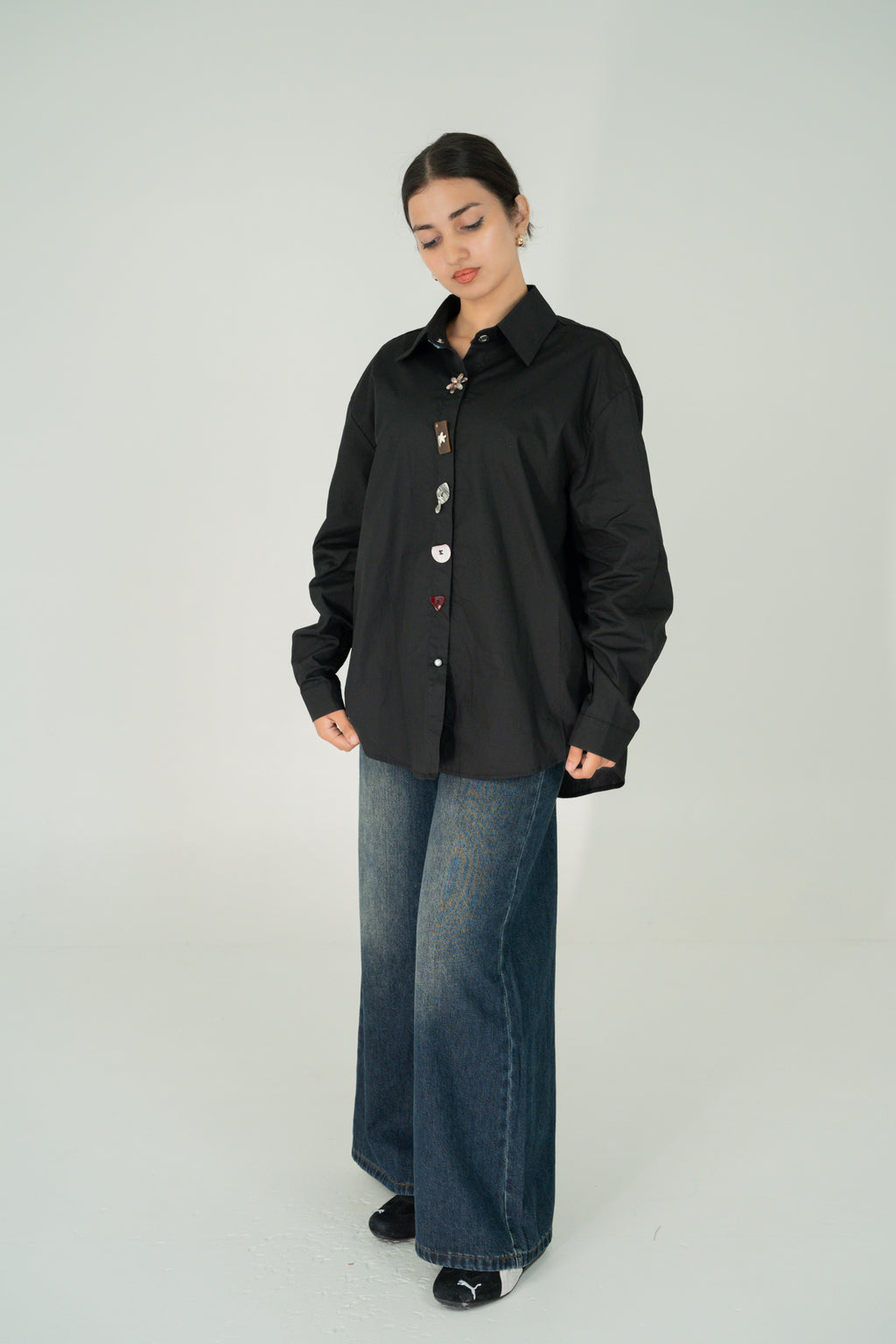 ACCENT BUTTON SHIRT