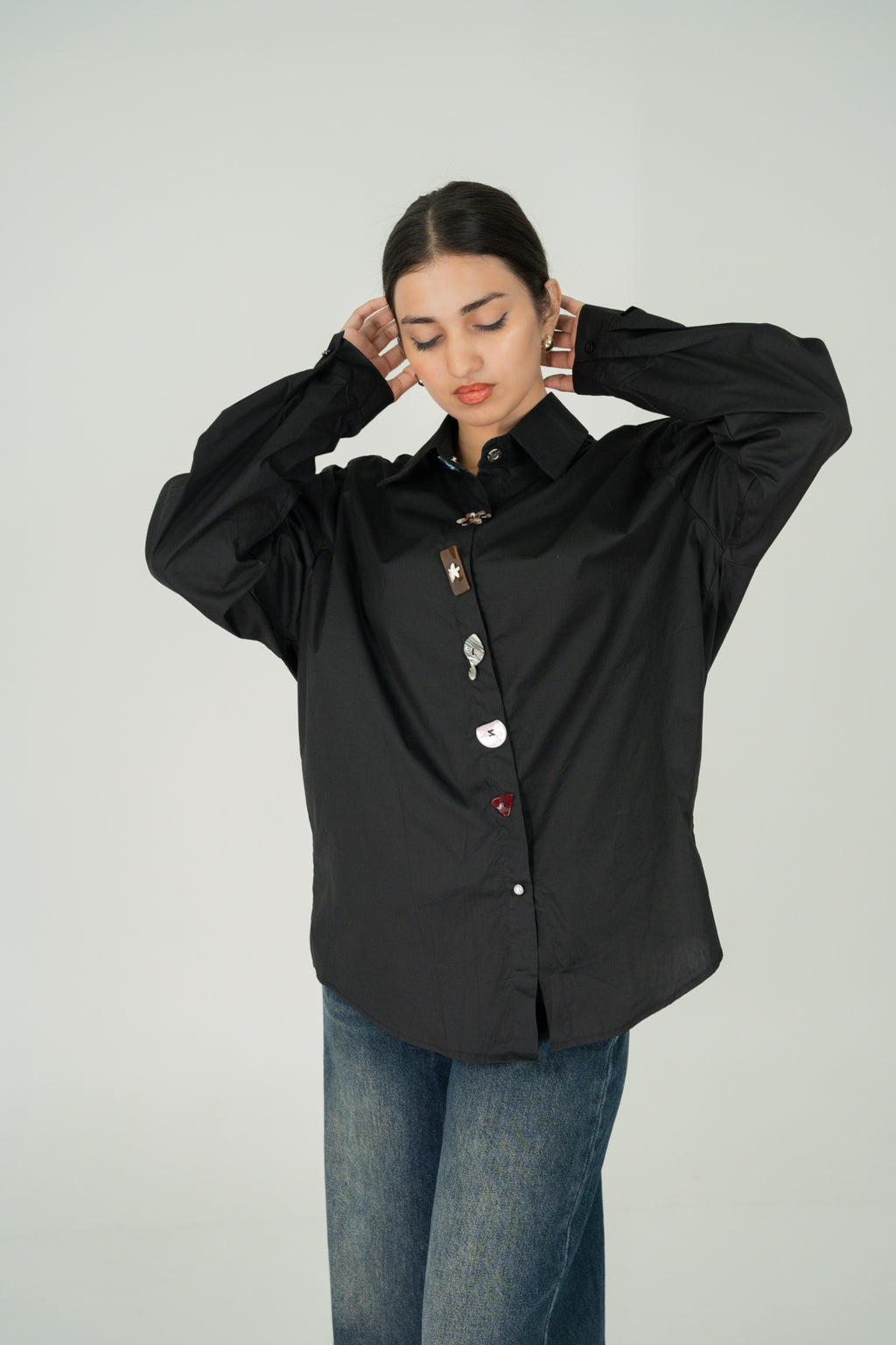 ACCENT BUTTON SHIRT