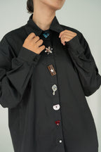 ACCENT BUTTON SHIRT