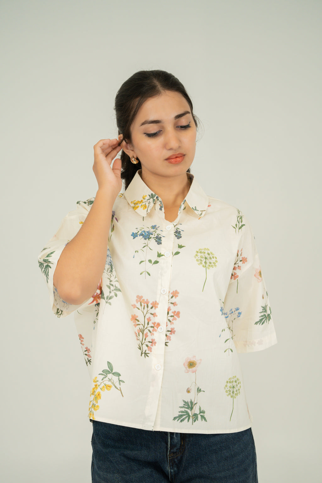 fleur drop shirt