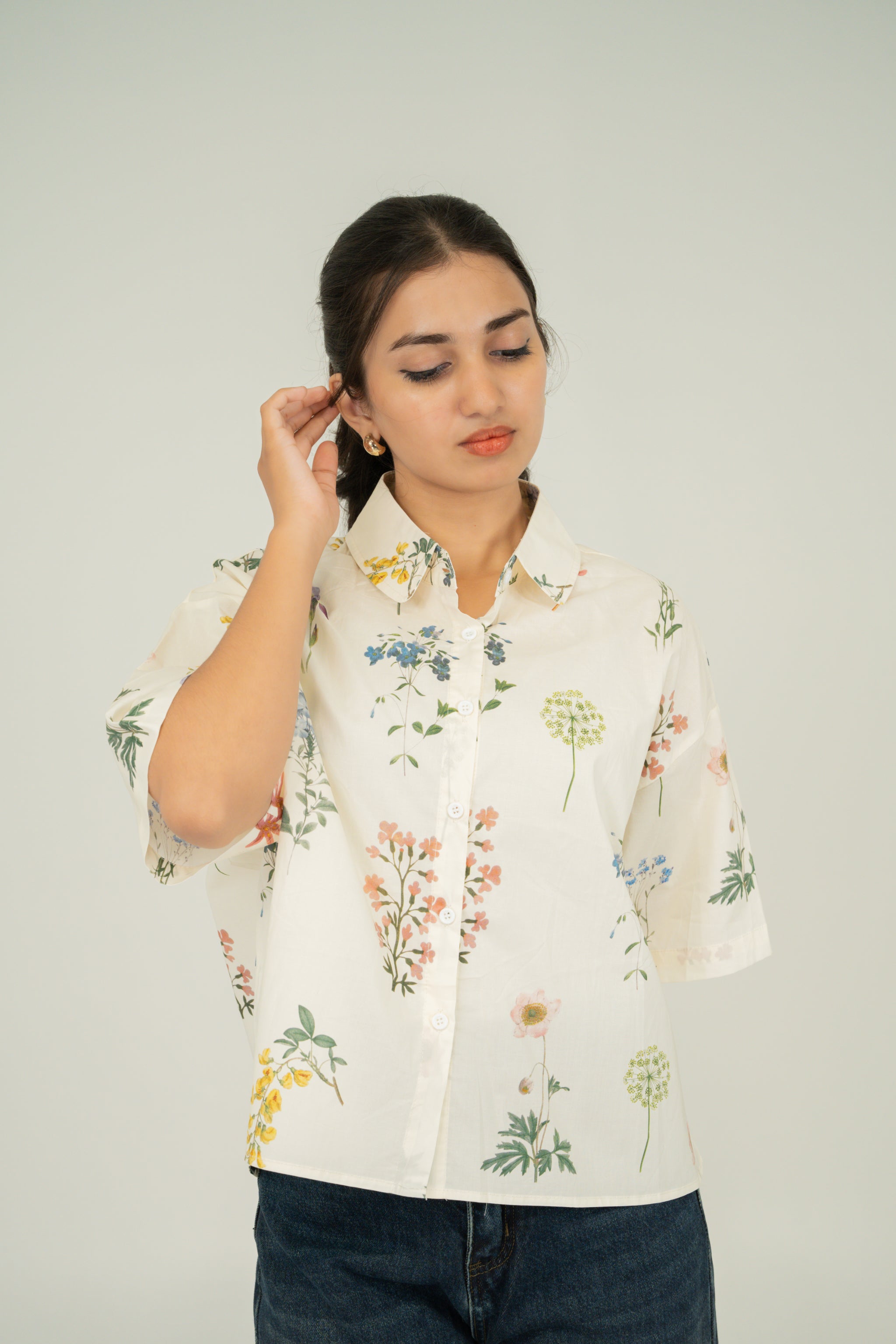 fleur drop shirt
