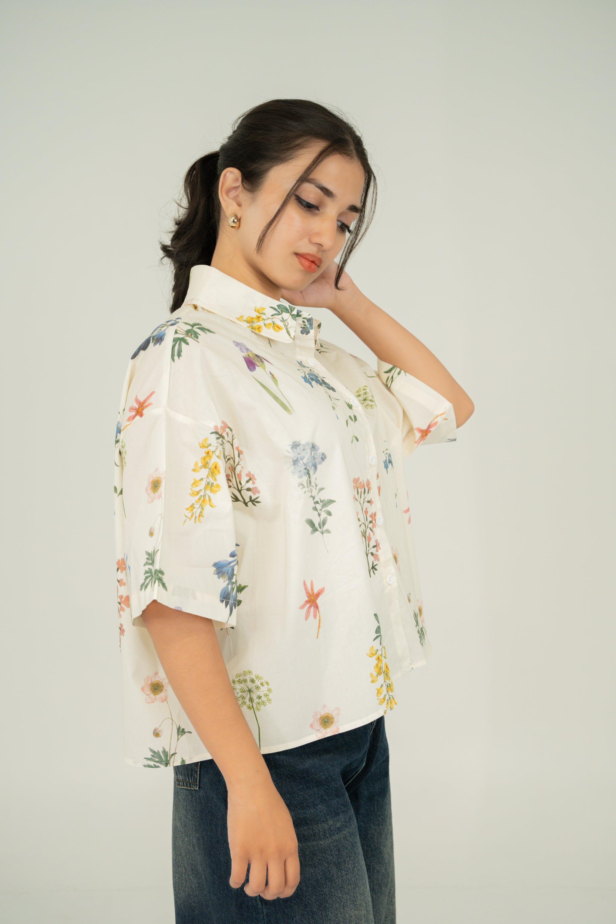 fleur drop shirt