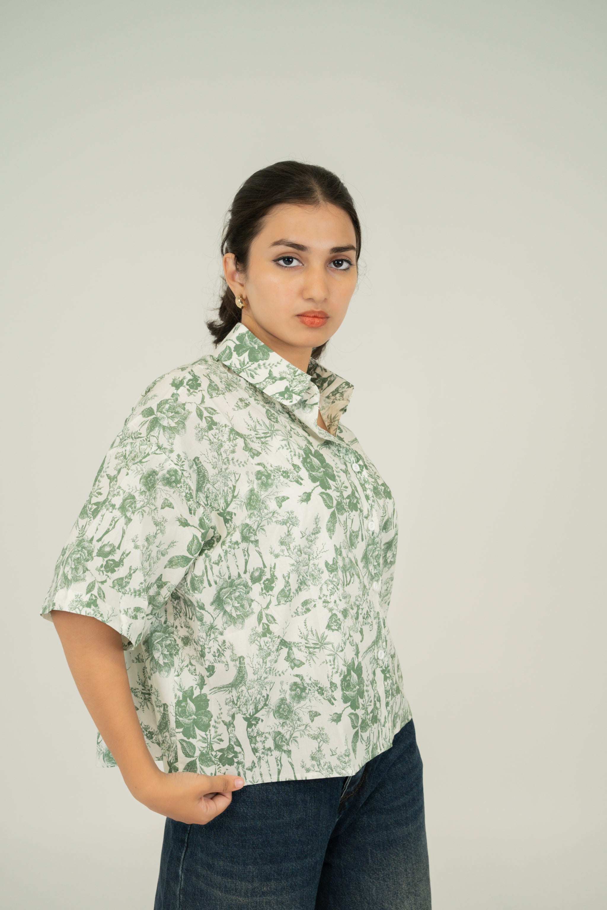 fleur drop shirt