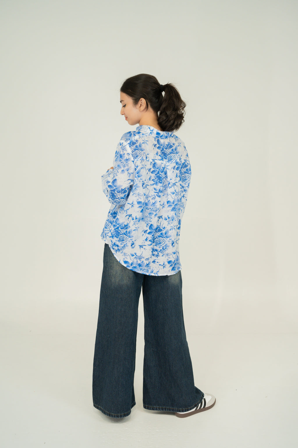 FLORAL LINEN SHIRT