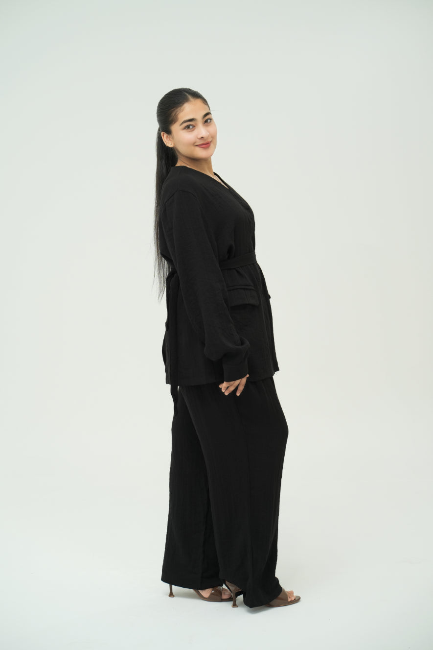 LINEA BELTED SUIT