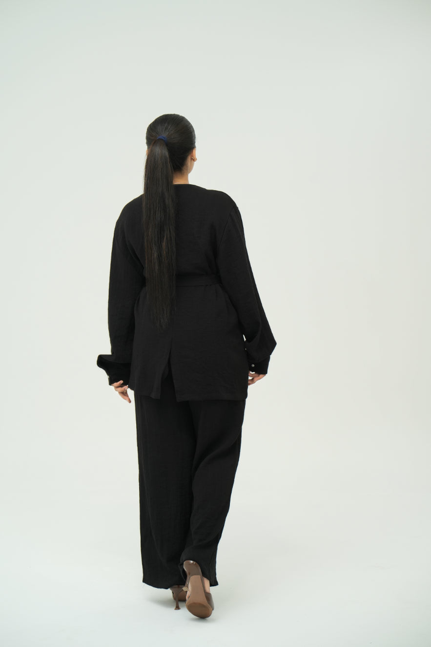 LINEA BELTED SUIT