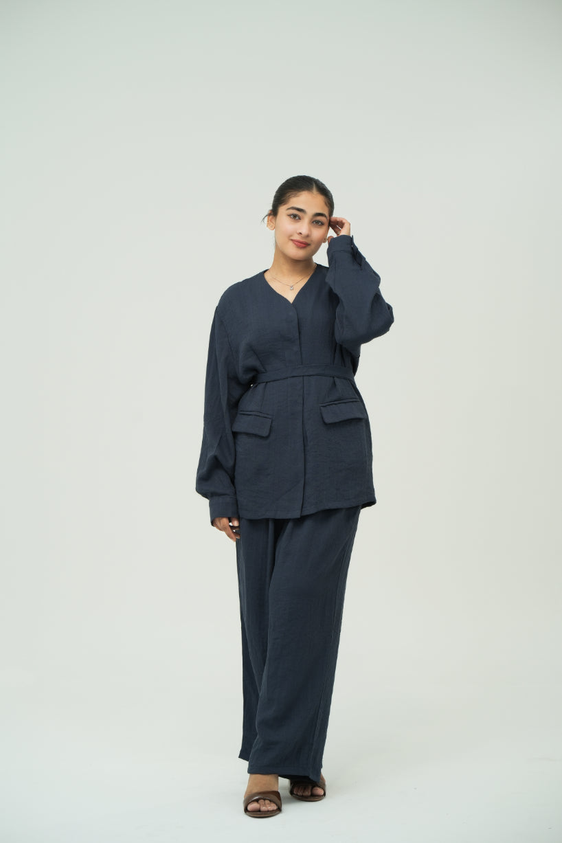 LINEA BELTED SUIT