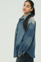 DENIM STRIPE SHIRT