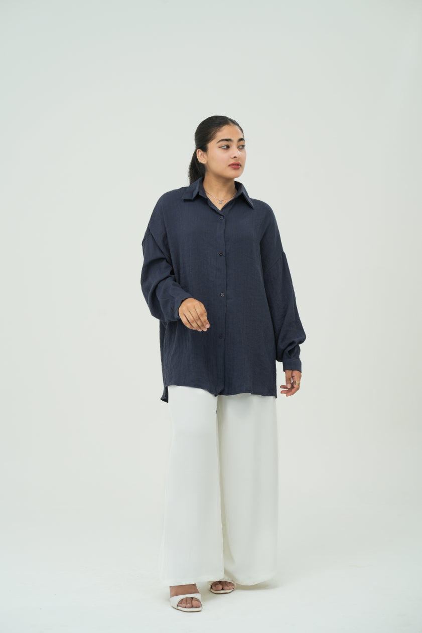 LINEN BLEND SHIRT