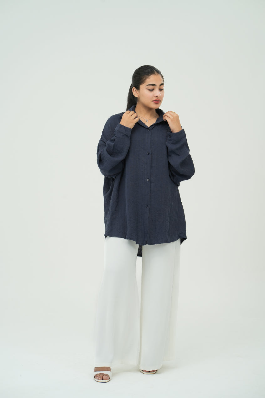 LINEN BLEND SHIRT
