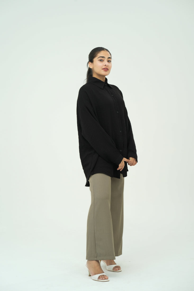 LINEN BLEND SHIRT