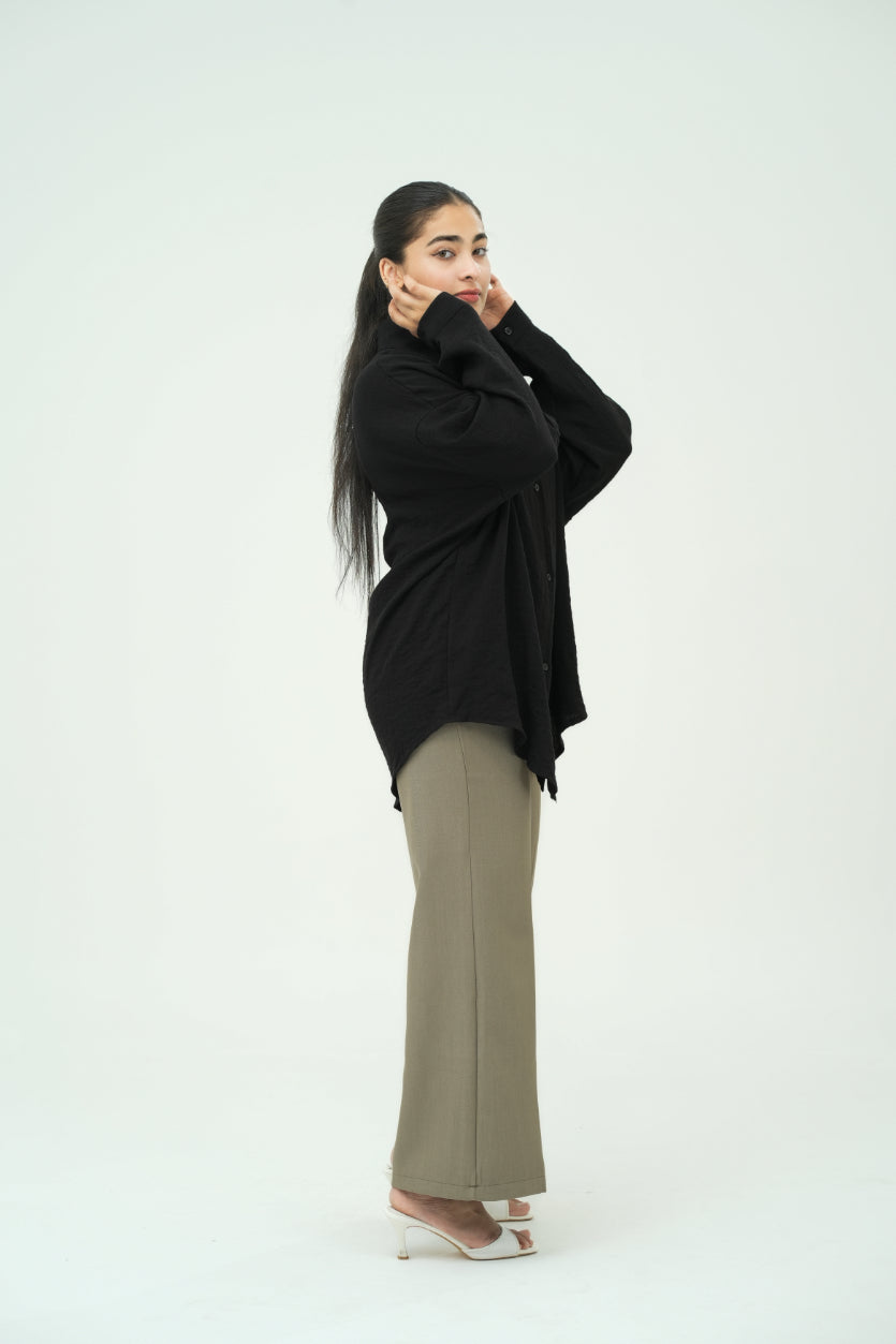 LINEN BLEND SHIRT